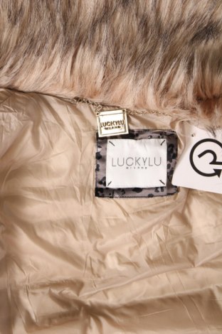 Γυναικείο μπουφάν Luckylu Milano, Μέγεθος L, Χρώμα  Μπέζ, Τιμή 17,94 €