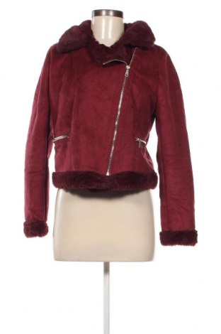 Γυναικείο μπουφάν Pull&Bear, Μέγεθος L, Χρώμα Κόκκινο, Τιμή 15,43 €