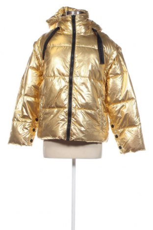 Γυναικείο μπουφάν Desigual, Μέγεθος M, Χρώμα Χρυσαφί, Τιμή 77,86 €