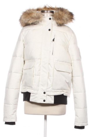 Γυναικείο μπουφάν Superdry, Μέγεθος XL, Χρώμα Λευκό, Τιμή 31,69 €