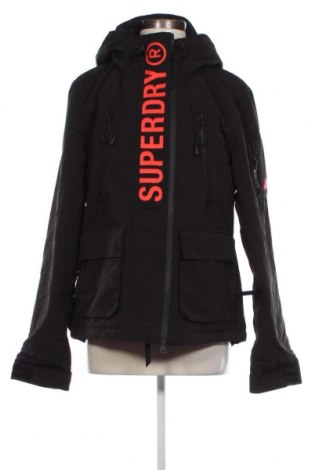 Γυναικείο μπουφάν Superdry, Μέγεθος L, Χρώμα Μαύρο, Τιμή 27,59 €