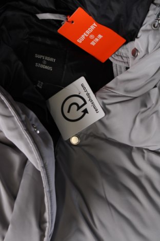 Γυναικείο μπουφάν Superdry, Μέγεθος XL, Χρώμα Γκρί, Τιμή 62,29 €