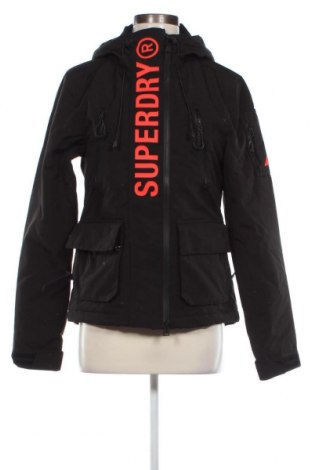 Γυναικείο μπουφάν Superdry, Μέγεθος S, Χρώμα Μαύρο, Τιμή 36,78 €