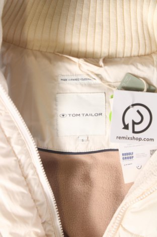 Γυναικείο μπουφάν Tom Tailor, Μέγεθος S, Χρώμα Εκρού, Τιμή 88,66 €