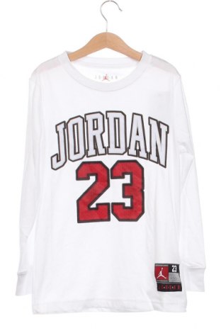 Детска блуза Air Jordan Nike, Размер 7-8y/ 128-134 см, Цвят Бял, Цена 115,43 лв.