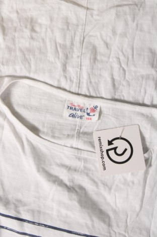 Детска блуза Alive, Размер 13-14y/ 164-168 см, Цвят Бял, Цена 5,28 лв.