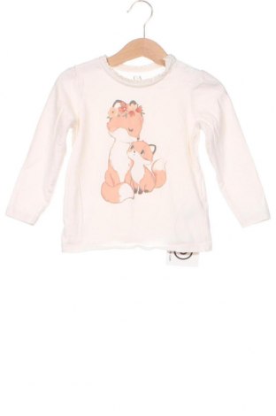Детска блуза C&A, Размер 18-24m/ 86-98 см, Цвят Екрю, Цена 18,00 лв.