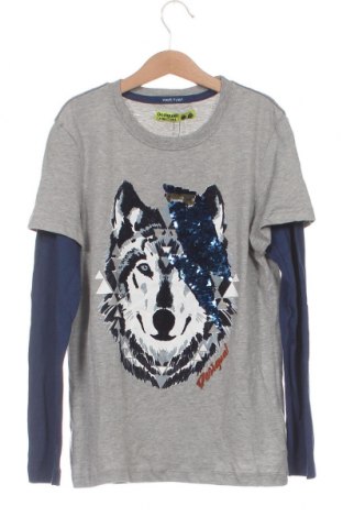 Kinder Shirt Desigual, Größe 8-9y/ 134-140 cm, Farbe Grau, Preis 21,03 €