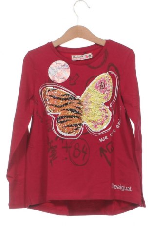 Детска блуза Desigual, Размер 6-7y/ 122-128 см, Цвят Розов, Цена 57,80 лв.