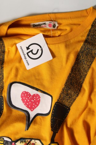 Παιδική μπλούζα Desigual, Μέγεθος 10-11y/ 146-152 εκ., Χρώμα Κίτρινο, Τιμή 29,09 €