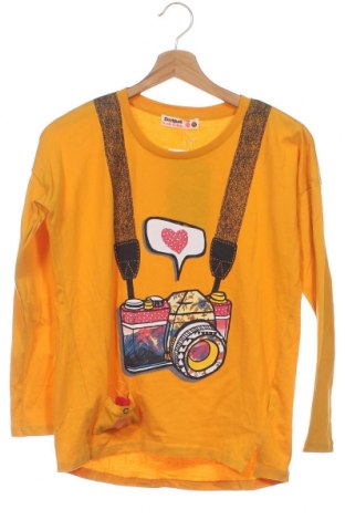 Dziecięca bluzka Desigual, Rozmiar 10-11y/ 146-152 cm, Kolor Żółty, Cena 150,44 zł