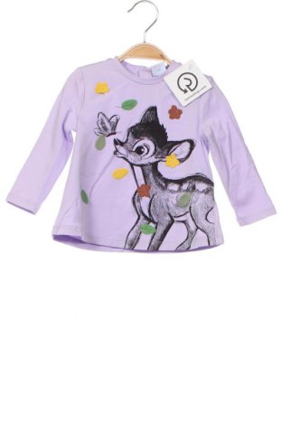 Детска блуза Disney, Размер 6-9m/ 68-74 см, Цвят Лилав, Цена 10,98 лв.