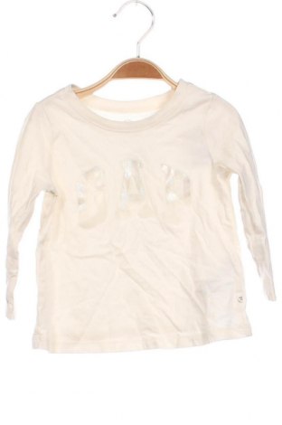 Детска блуза Gap Baby, Размер 18-24m/ 86-98 см, Цвят Екрю, Цена 28,05 лв.