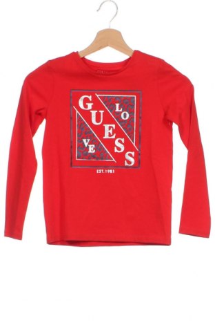Παιδική μπλούζα Guess, Μέγεθος 7-8y/ 128-134 εκ., Χρώμα Κόκκινο, Τιμή 22,62 €