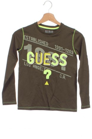 Παιδική μπλούζα Guess, Μέγεθος 7-8y/ 128-134 εκ., Χρώμα Πράσινο, Τιμή 23,81 €