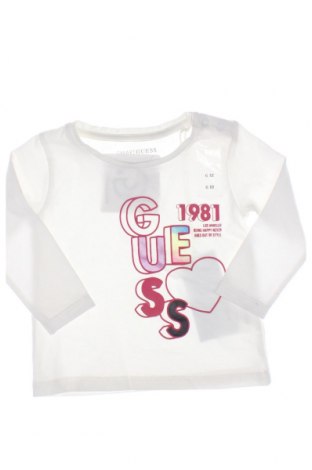 Bluză pentru copii Guess, Mărime 3-6m/ 62-68 cm, Culoare Alb, Preț 68,89 Lei