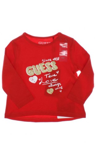 Детска блуза Guess, Размер 3-6m/ 62-68 см, Цвят Червен, Цена 43,89 лв.