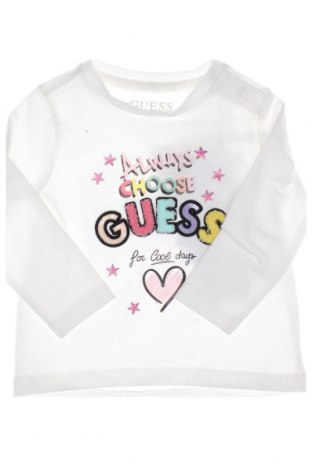 Kinder Shirt Guess, Größe 3-6m/ 62-68 cm, Farbe Weiß, Preis 21,43 €