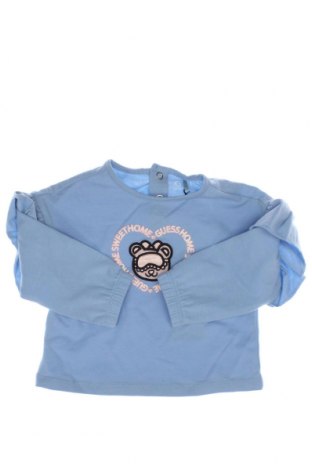 Dziecięca bluzka Guess, Rozmiar 3-6m/ 62-68 cm, Kolor Niebieski, Cena 110,83 zł
