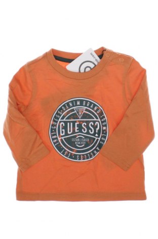 Dziecięca bluzka Guess, Rozmiar 3-6m/ 62-68 cm, Kolor Pomarańczowy, Cena 205,24 zł