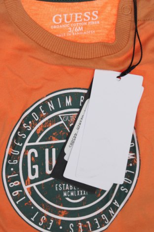 Kinder Shirt Guess, Größe 3-6m/ 62-68 cm, Farbe Orange, Preis 21,43 €