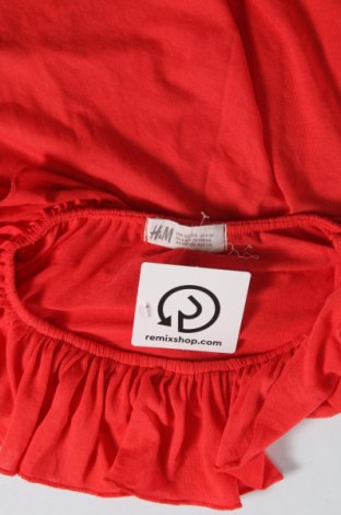 Детска блуза H&M, Размер 6-7y/ 122-128 см, Цвят Червен, Цена 7,05 лв.