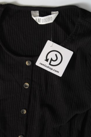Детска блуза H&M, Размер 10-11y/ 146-152 см, Цвят Черен, Цена 6,27 лв.
