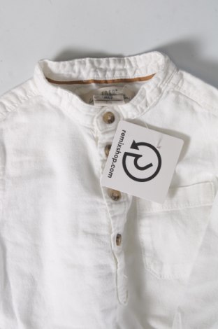 Kinder Shirt H&M L.O.G.G., Größe 18-24m/ 86-98 cm, Farbe Weiß, Preis € 5,56