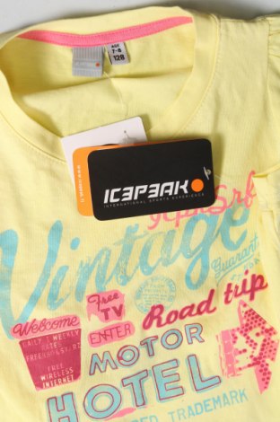 Детска блуза Icepeak, Размер 7-8y/ 128-134 см, Цвят Жълт, Цена 14,28 лв.