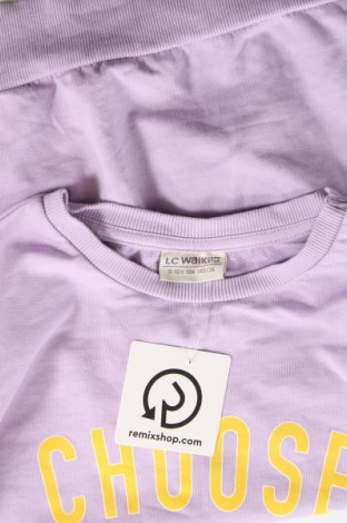 Dziecięca bluzka LC Waikiki, Rozmiar 8-9y/ 134-140 cm, Kolor Fioletowy, Cena 27,59 zł