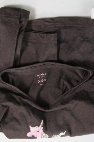 Детска блуза Lefties, Размер 5-6y/ 116-122 см, Цвят Сив, Цена 18,00 лв.