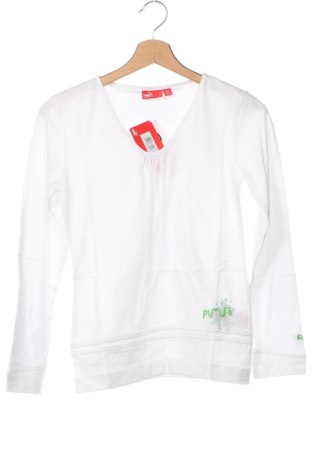 Детска блуза PUMA, Размер 10-11y/ 146-152 см, Цвят Бял, Цена 79,00 лв.