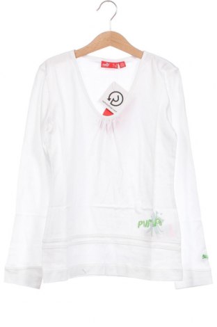 Dziecięca bluzka PUMA, Rozmiar 8-9y/ 134-140 cm, Kolor Biały, Cena 130,53 zł