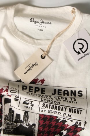 Bluză pentru copii Pepe Jeans, Mărime 13-14y/ 164-168 cm, Culoare Ecru, Preț 96,63 Lei