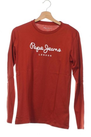 Детска блуза Pepe Jeans, Размер 12-13y/ 158-164 см, Цвят Оранжев, Цена 40,80 лв.