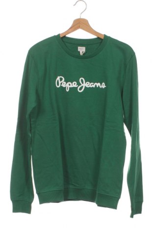 Dziecięca bluzka Pepe Jeans, Rozmiar 15-18y/ 170-176 cm, Kolor Zielony, Cena 150,44 zł