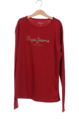 Παιδική μπλούζα Pepe Jeans, Μέγεθος 15-18y/ 170-176 εκ., Χρώμα Κόκκινο, Τιμή 8,76 €
