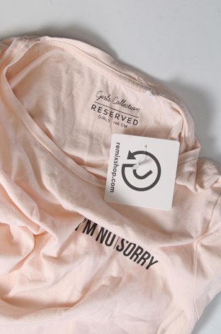 Kinder Shirt Reserved, Größe 9-10y/ 140-146 cm, Farbe Rosa, Preis 2,89 €