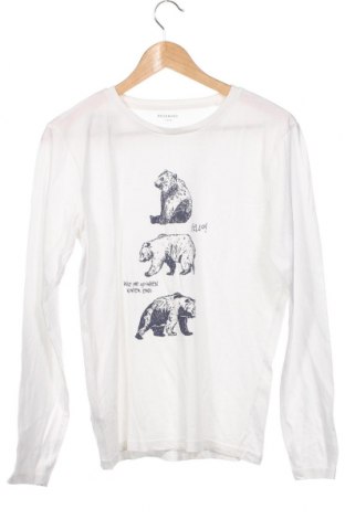 Детска блуза Reserved, Размер 14-15y/ 168-170 см, Цвят Бял, Цена 7,20 лв.