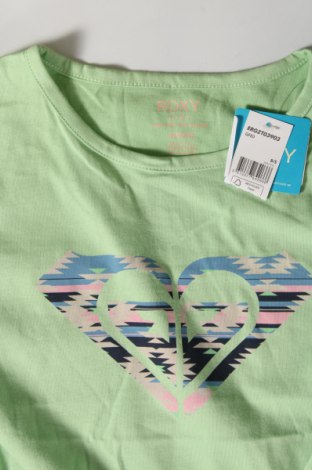 Детска блуза Roxy, Размер 7-8y/ 128-134 см, Цвят Зелен, Цена 20,40 лв.