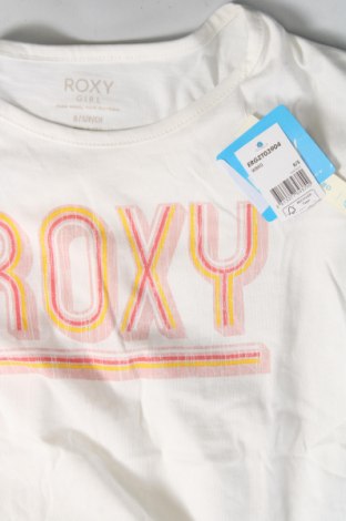 Kinder Shirt Roxy, Größe 7-8y/ 128-134 cm, Farbe Weiß, Preis 6,05 €