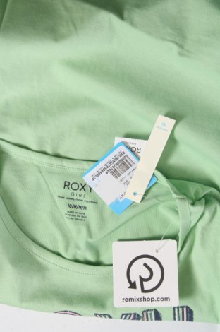 Детска блуза Roxy, Размер 9-10y/ 140-146 см, Цвят Зелен, Цена 20,40 лв.