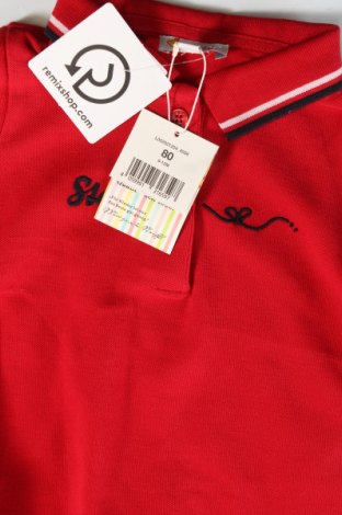 Детска блуза Steiff, Размер 9-12m/ 74-80 см, Цвят Червен, Цена 19,72 лв.