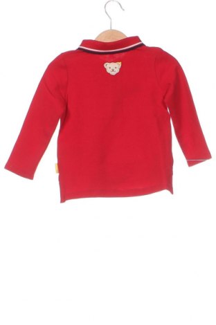 Детска блуза Steiff, Размер 9-12m/ 74-80 см, Цвят Червен, Цена 19,72 лв.