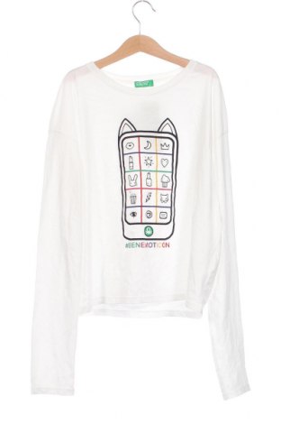 Kinder Shirt United Colors Of Benetton, Größe 15-18y/ 170-176 cm, Farbe Weiß, Preis 13,15 €