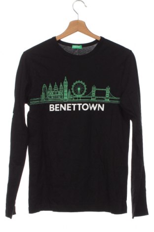 Детска блуза United Colors Of Benetton, Размер 14-15y/ 168-170 см, Цвят Черен, Цена 11,00 лв.
