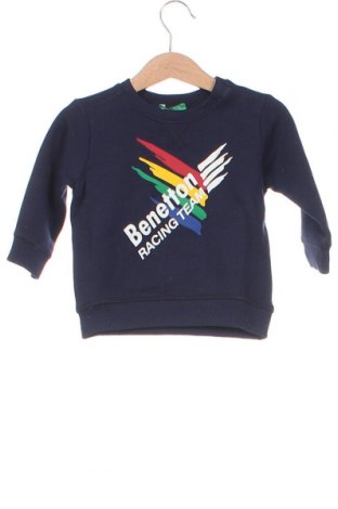 Детска блуза United Colors Of Benetton, Размер 6-9m/ 68-74 см, Цвят Син, Цена 28,05 лв.