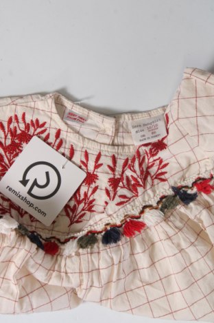 Детска блуза Zara, Размер 12-18m/ 80-86 см, Цвят Бежов, Цена 14,00 лв.