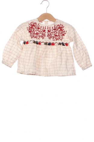 Детска блуза Zara, Размер 12-18m/ 80-86 см, Цвят Бежов, Цена 8,40 лв.