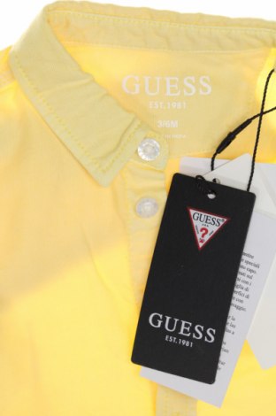 Παιδικό πουκάμισο Guess, Μέγεθος 3-6m/ 62-68 εκ., Χρώμα Κίτρινο, Τιμή 9,81 €